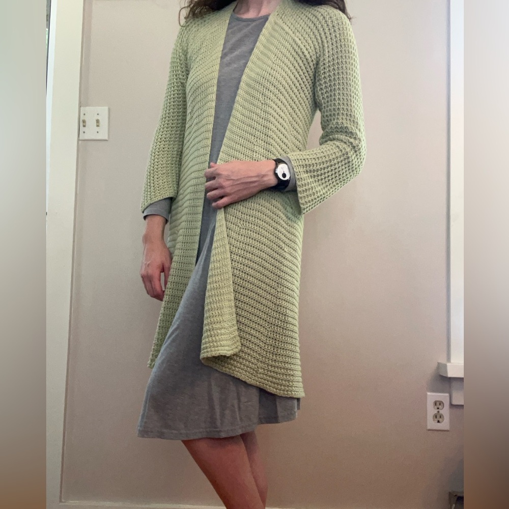Vintage 1970s crochet cardigan